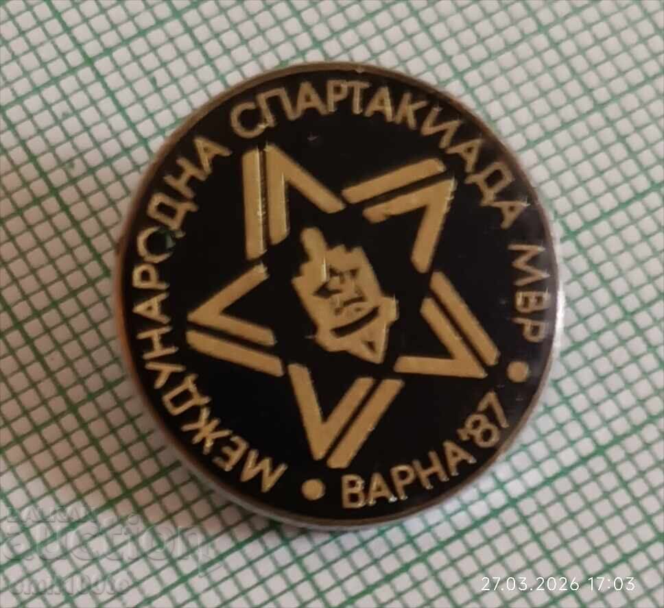 Licitație Insignă - Spartachiada Internațională MAI Varna 87 Licitație Insignă - Spartachiada Internațională MAI Varna 87