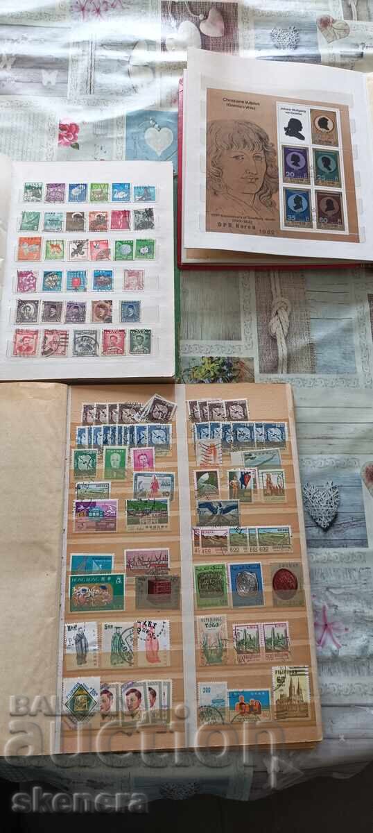 Τρία άλμπουμ με γραμματόσημα και μπλοκ με τιμή € 25.00 | 48.90 BGN Τρία άλμπουμ με γραμματόσημα και μπλοκ με τιμή € 25.00 | 48.90 BGN