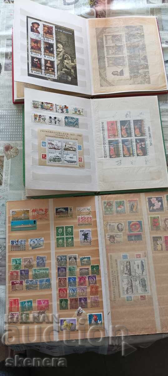 Τρία άλμπουμ με γραμματόσημα και μπλοκ - 7 Τρία άλμπουμ με γραμματόσημα και μπλοκ - 7