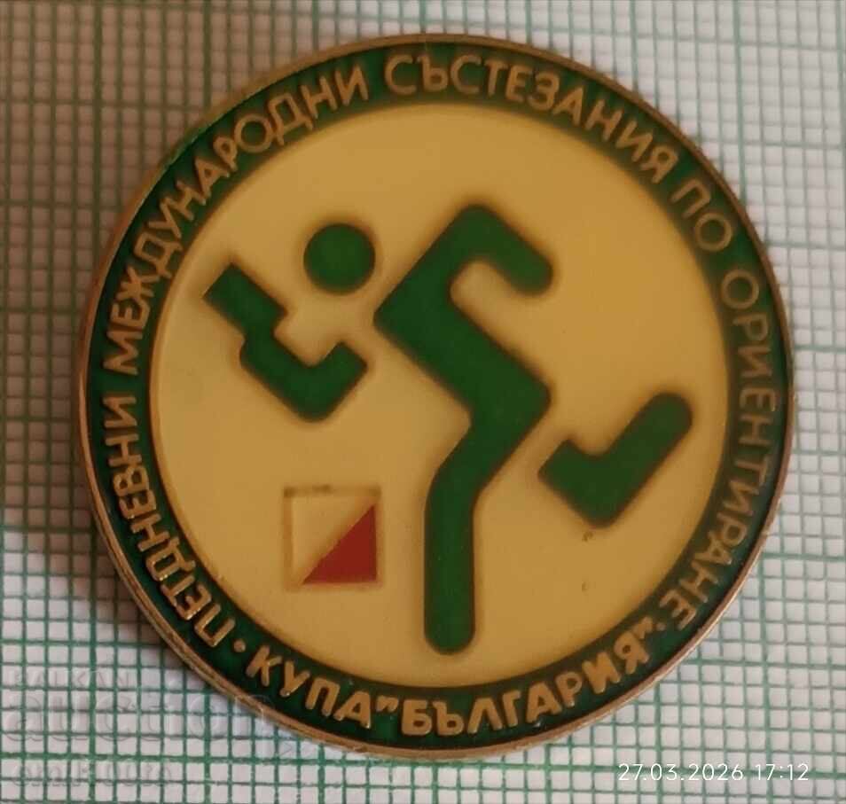 Значка- Купа България Международни състезания по Ориентиране