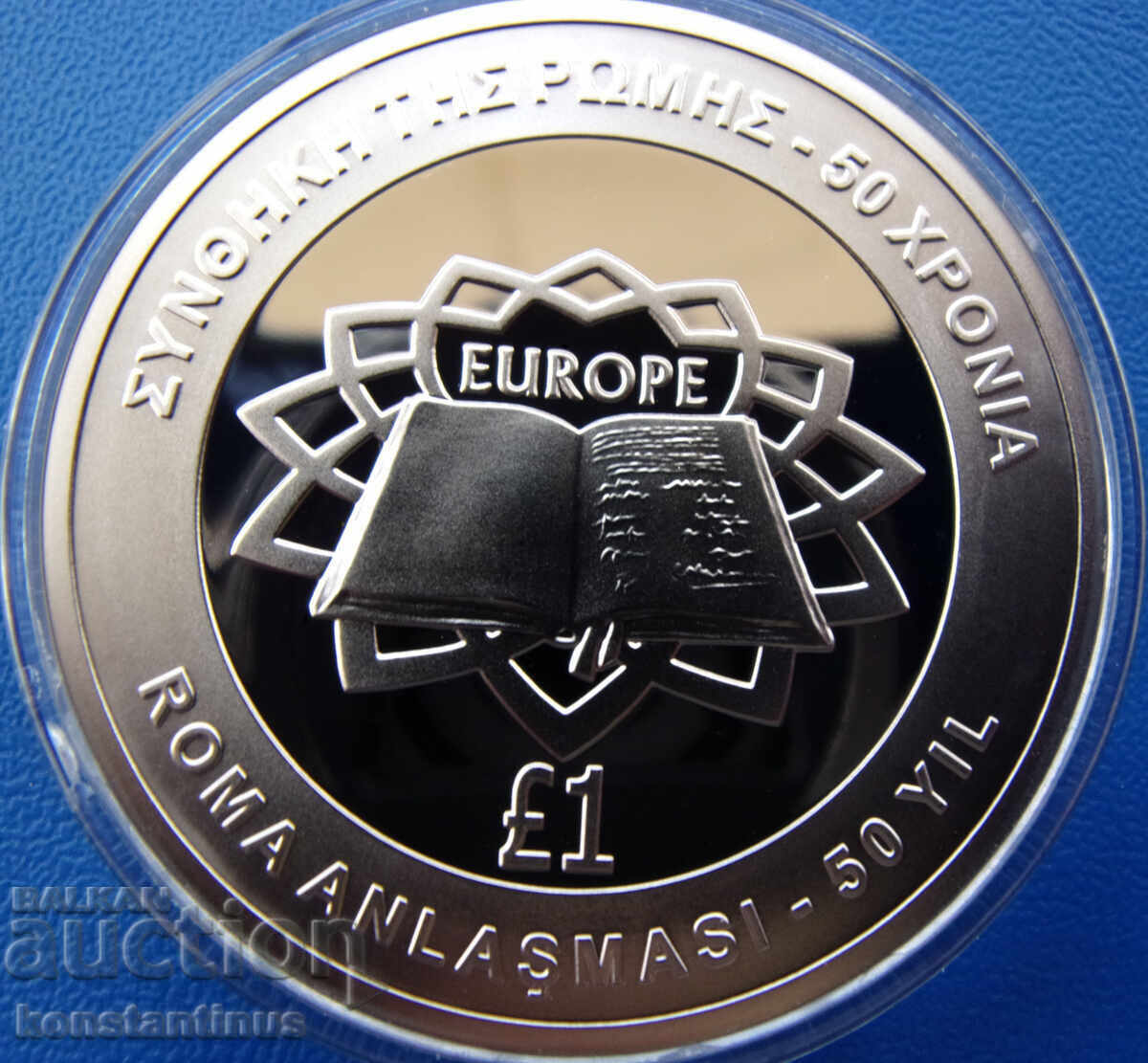 Cipru 1 Liră 2007 UNC PROOF Rar Cipru 1 Liră 2007 UNC PROOF Rar
