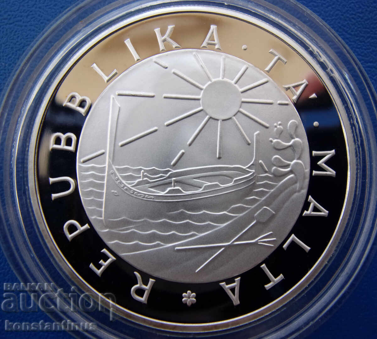 Μάλτα 5 Λίρες 1981 UNC PROOF Πολύ Σπάνιο με τιμή € 150.00 | 293.38 BGN