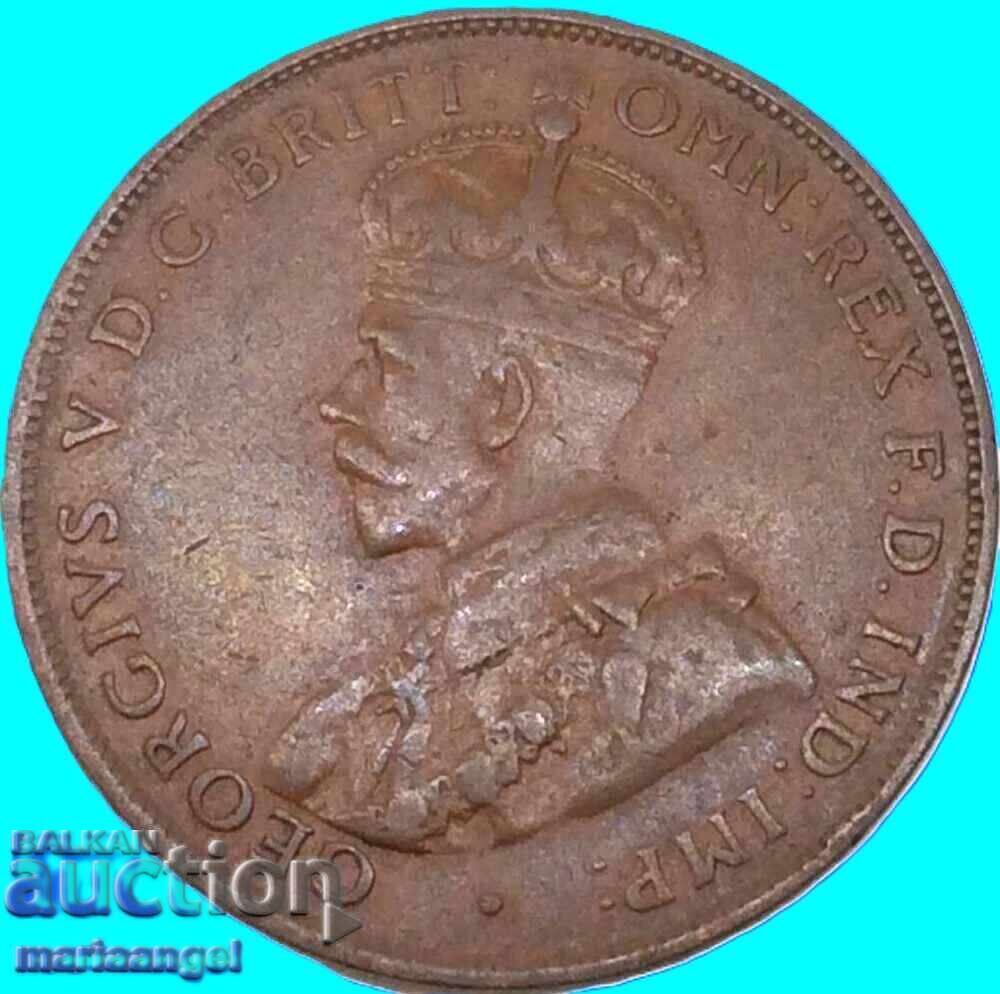 Αυστραλία 1 Πένι 1927 30mm χάλκινο με τιμή € 6.00 | 11.74 BGN