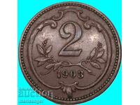 Austria 2 Hellers 1903
