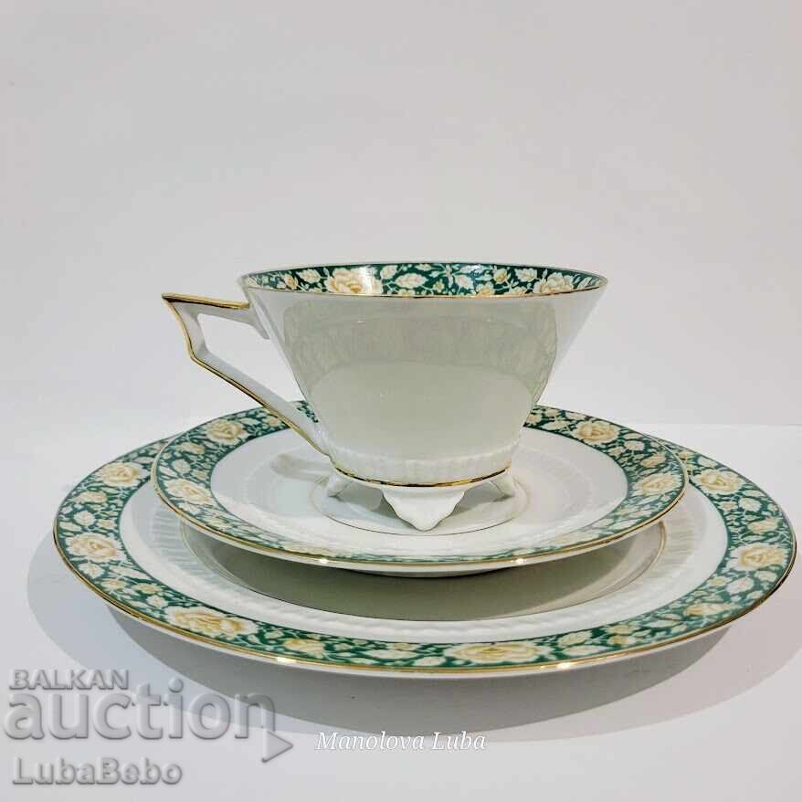 Set triplu, ceașcă de ceai din porțelan Schumann Bavaria cu preț € 28.00 | 54.76 BGN