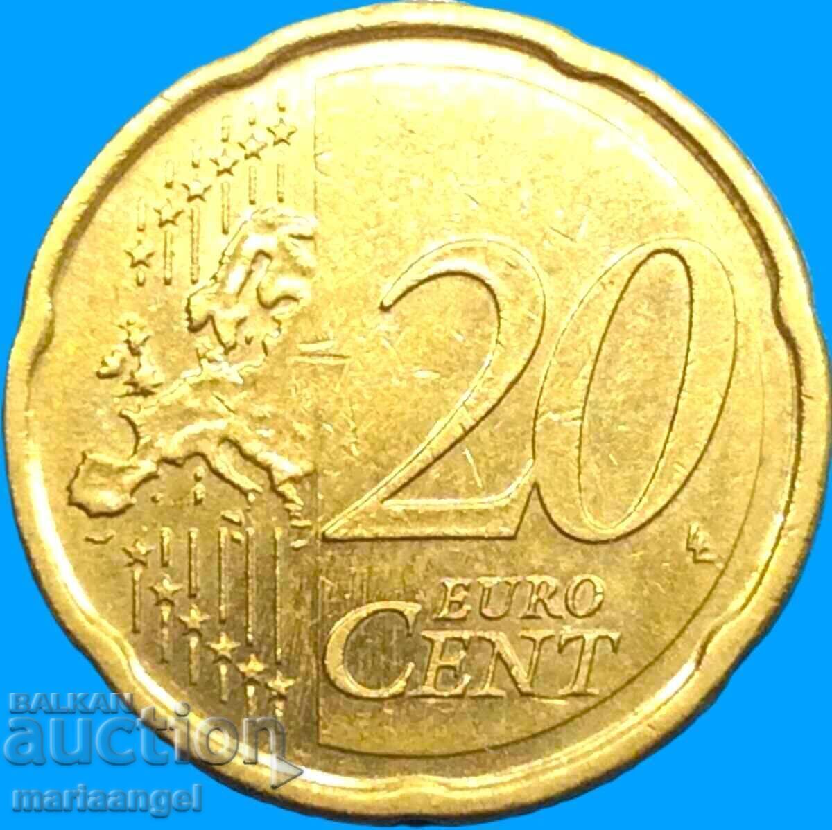 20 λεπτά ευρώ 2012 Λουξεμβούργο - 6 20 λεπτά ευρώ 2012 Λουξεμβούργο - 6