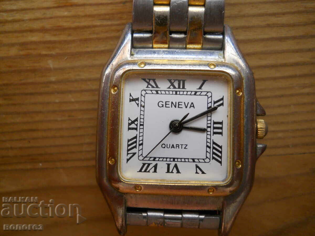 Ceas de damă vintage cu cuarț "Geneva" Elveția Ceas de damă vintage cu cuarț "Geneva" Elveția