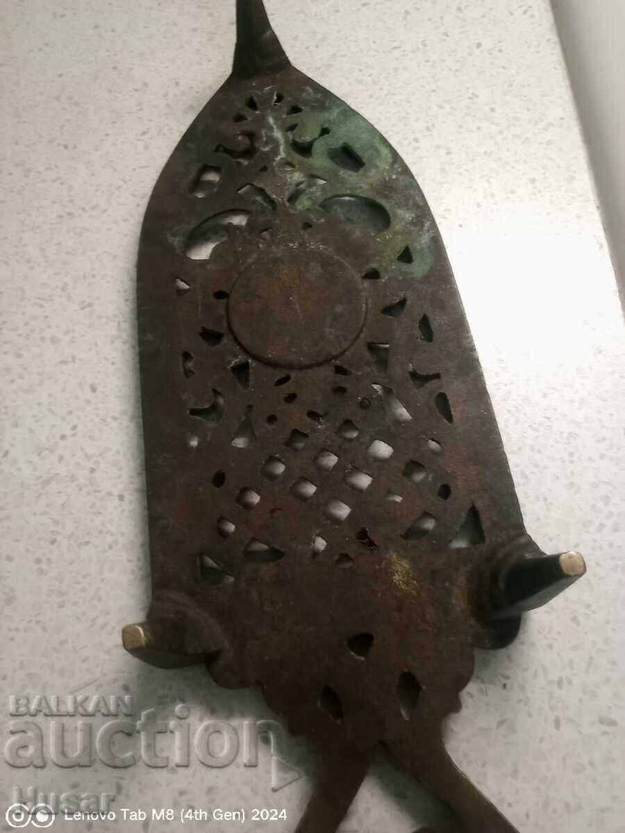 Veche suport de fier de călcat, soare, panou, bronz - 7 Veche suport de fier de călcat, soare, panou, bronz - 7