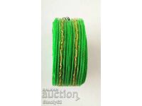 Ширит с златни конци в средата 4.5 м/шир.16 мм