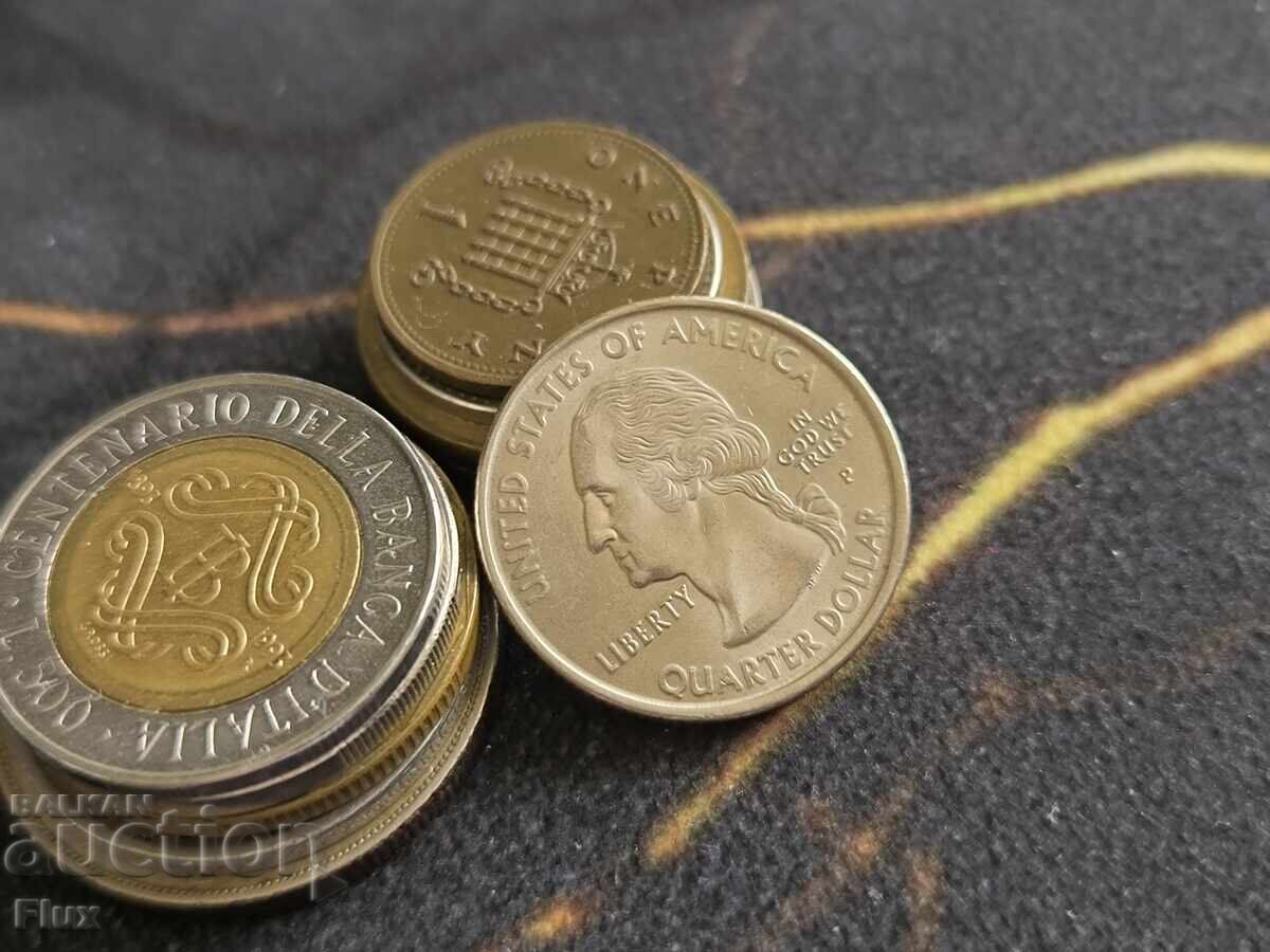 Monedă - SUA - 1/4 (sfert) de dolar (Connecticut) | 1999 cu preț € 2.00 | 3.91 BGN