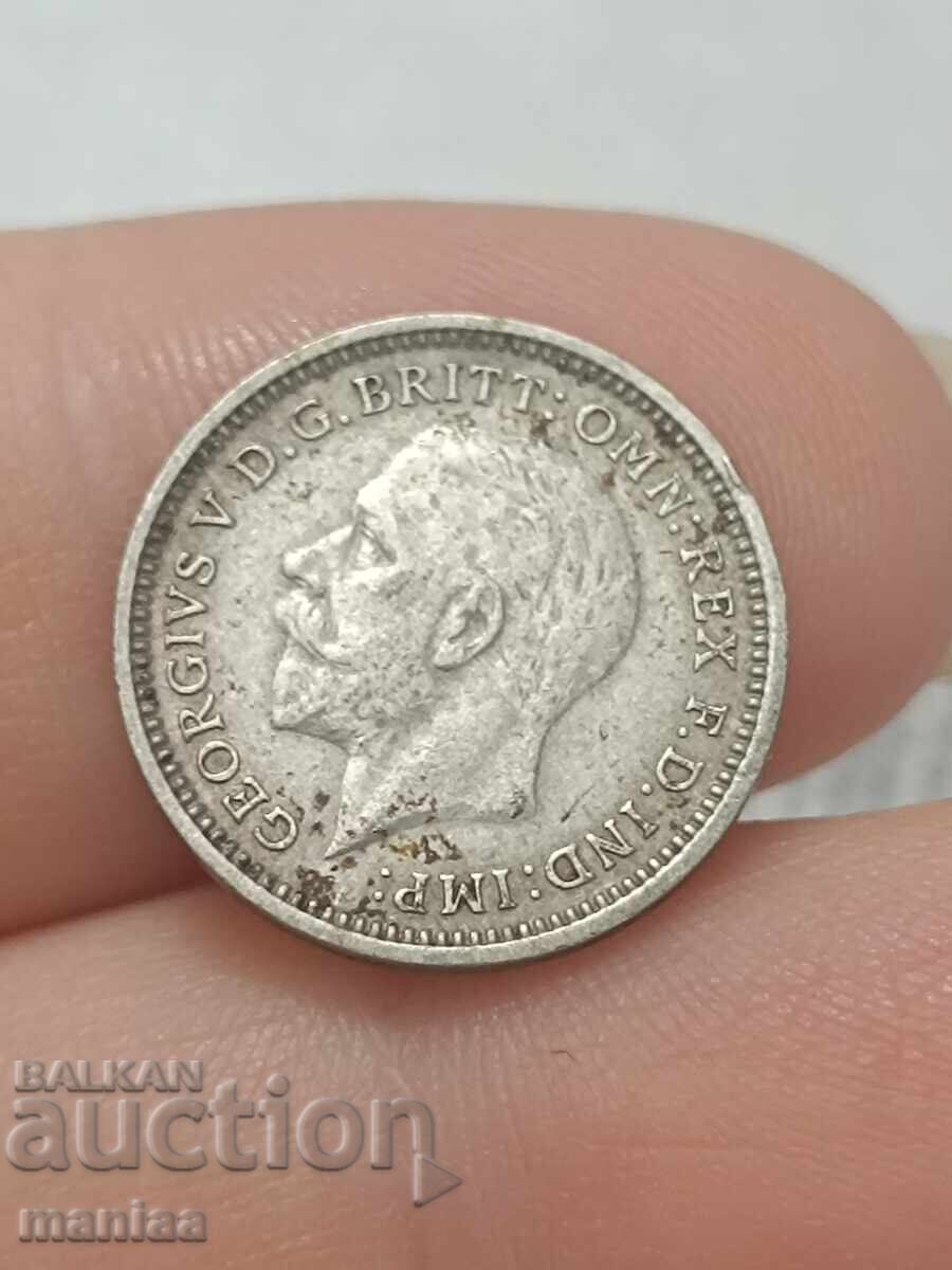 3 pence 1936 Argint! cu preț € 6.00 | 11.74 BGN 3 pence 1936 Argint! cu preț € 6.00 | 11.74 BGN