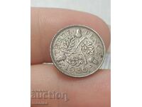 3 pence 1936 Argint!