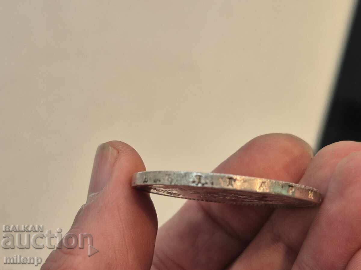 5 leva 1884 g. Knyazhestvo Bŭlgariya Aleksandŭr Batenberg I - 5