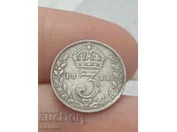 3 pence 1921 Silver!