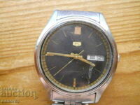 Vintage Men's Automatic Watch "Seiko 5" - Working