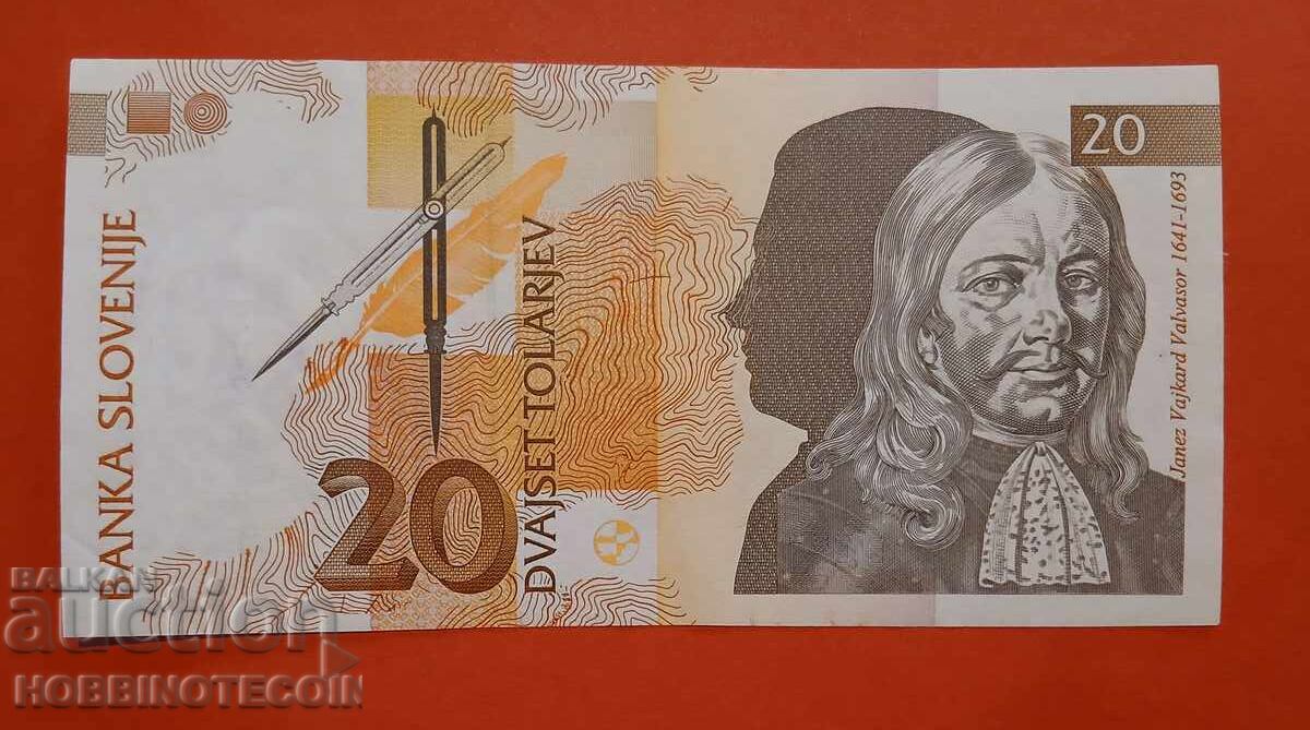 SLOVENIA 20 Tolarjev emisie 1992 SLOVENIA 20 Tolarjev emisie 1992