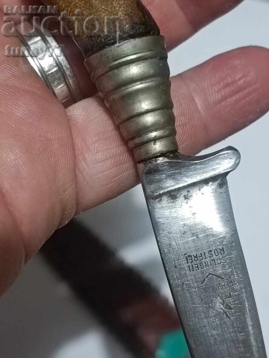 ΚΥΝΗΓΕΤΙΚΟ ΜΑΧΑΙΡΙ SOLINGEN ΜΕ ΣΗΜΑ SOLINGEN - 5 ΚΥΝΗΓΕΤΙΚΟ ΜΑΧΑΙΡΙ SOLINGEN ΜΕ ΣΗΜΑ SOLINGEN - 5