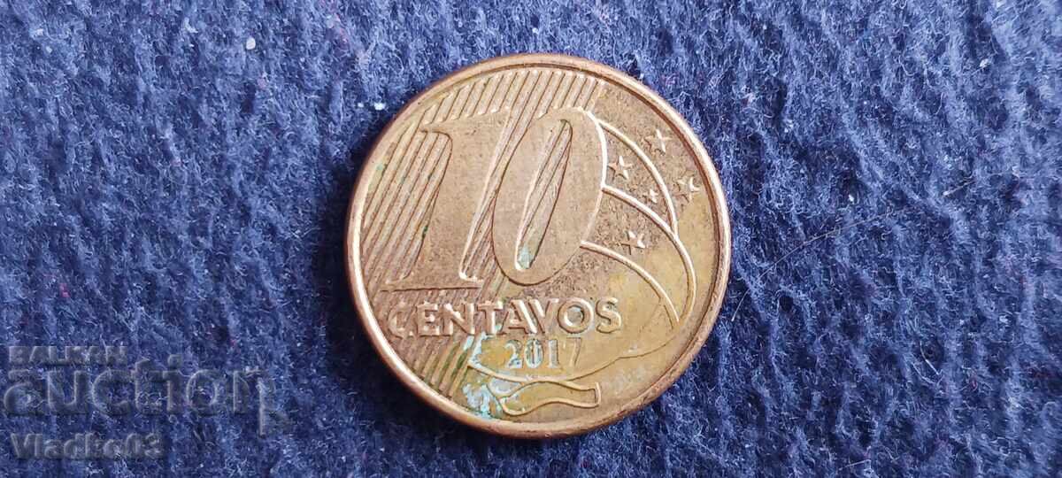 Βραζιλία 10 σεντάβος 2017