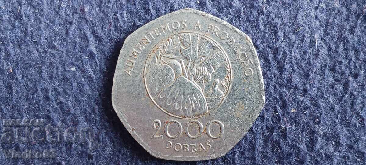 Сао Томе и Принсипи 2000 добра 1997 Сао Томе и Принсипи 2000 добра 1997