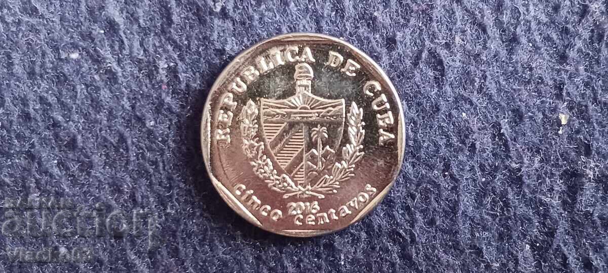 Куба 5 сентавос 2016 с цена € 0.25 | 0.49 лв. Куба 5 сентавос 2016 с цена € 0.25 | 0.49 лв.