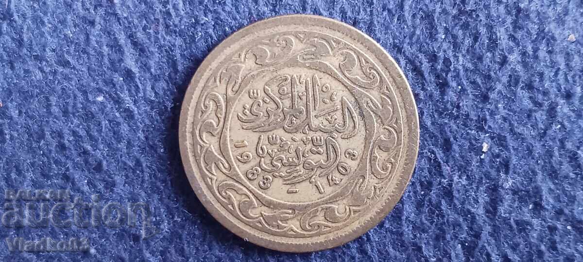 Tunisia 100 milliemes 1983 with price € 0.35 | 0.68 BGN