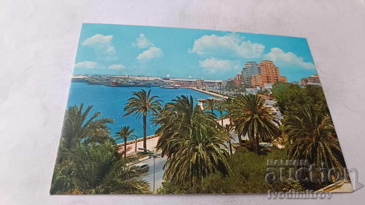 Felicitare poștală Benghazi Strada Ennasser