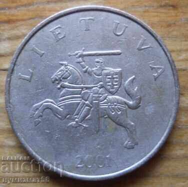 1 litas 2001 - Lituania cu preț € 0.85 | 1.66 BGN