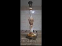Lampa onix si baza din bronz