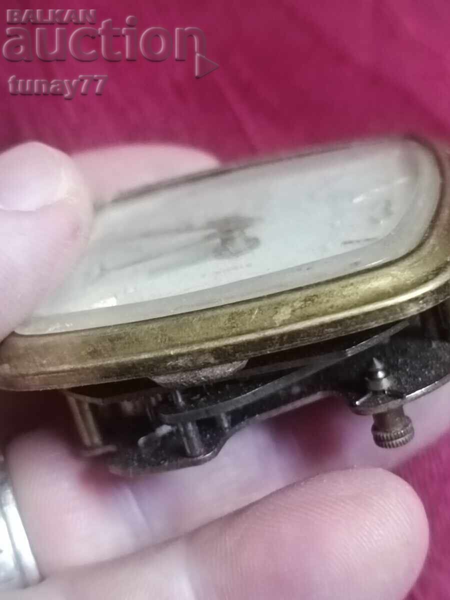 Стара Механичен часовник будилник За части - 6