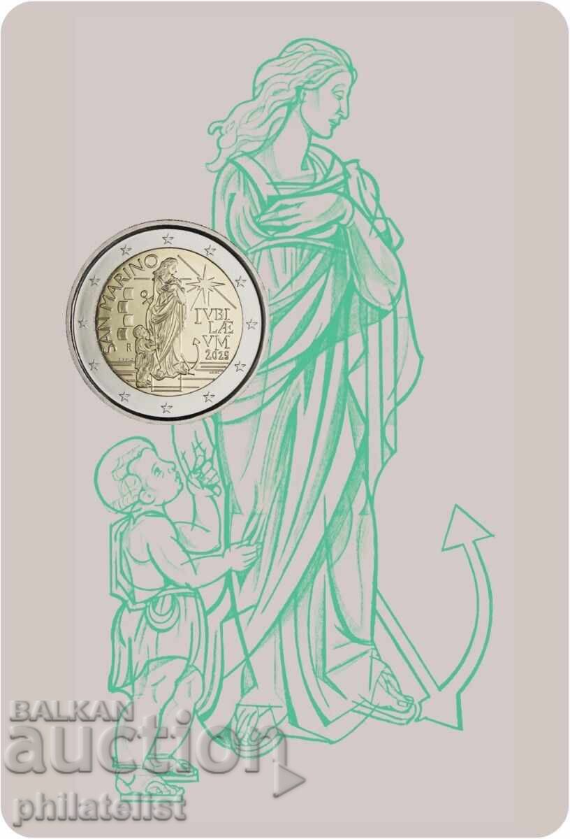 Παράδοση Σαν Μαρίνο 2025 - 2 ευρώ νόμισμα - Άγιο Έτος, BU Παράδοση Σαν Μαρίνο 2025 - 2 ευρώ νόμισμα - Άγιο Έτος, BU