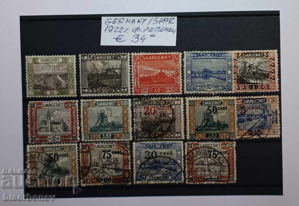 Germania, Saarland, ocupație germană 1922