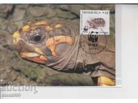 Пощенска карта FDC MAX WWF ВЛЕЧУГИ КОСТЕНУРКИ