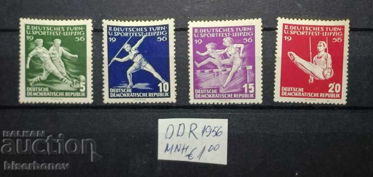 1956 г, Германия, ГДР, чисти гърбове. 1956 г, Германия, ГДР, чисти гърбове.