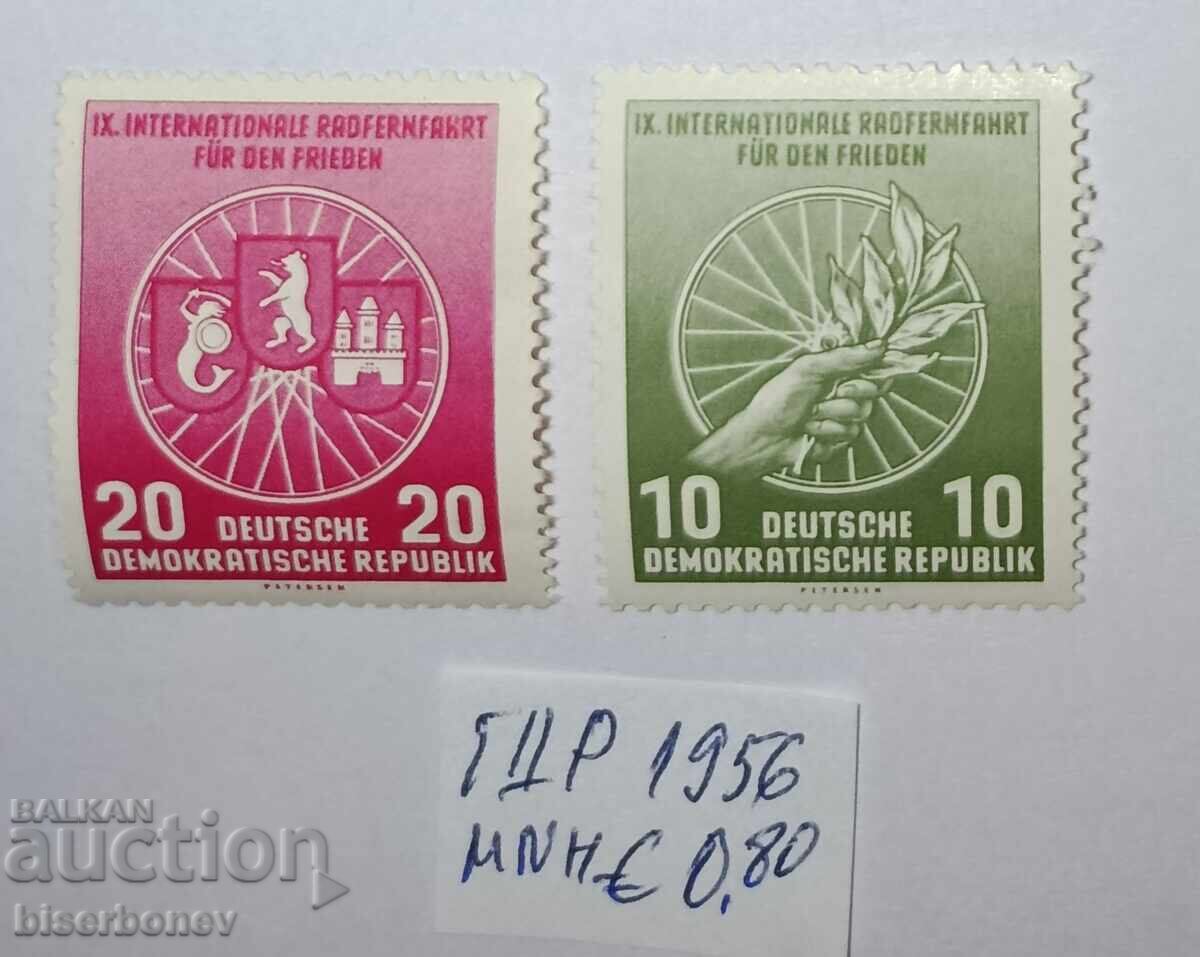 1956 г, Германия, ГДР, чисти гърбове. 1956 г, Германия, ГДР, чисти гърбове.