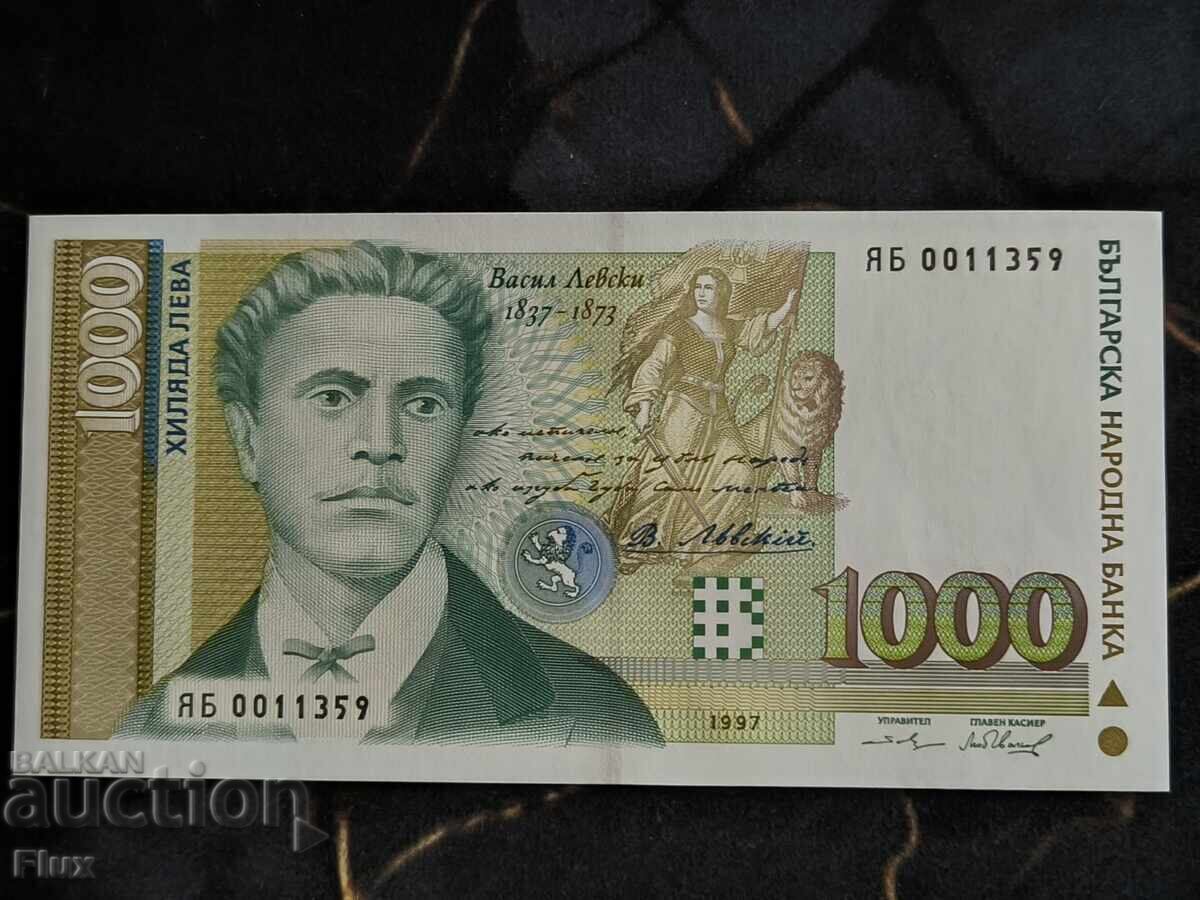 Банкнота - България - 1000 лева UNC | 1997г. Банкнота - България - 1000 лева UNC | 1997г.