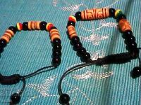 2 beautiful bracelets made of natural stone