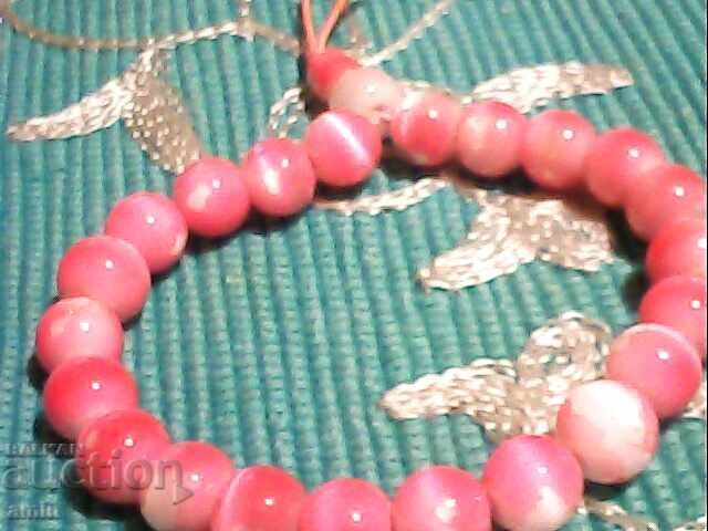 Доставка на старо красиво колие и гривна от естествен камък