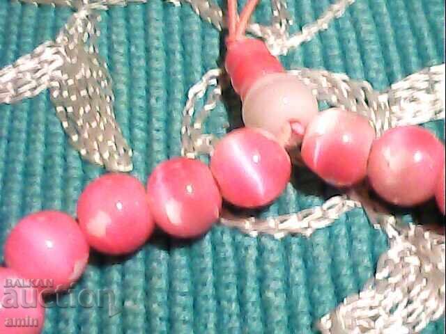 старо красиво колие и гривна от естествен камък - 5