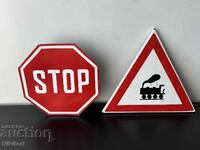 Соц Емайлирани Пътни Знаци Учебни