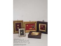 Умалени копия на известни златни монети.