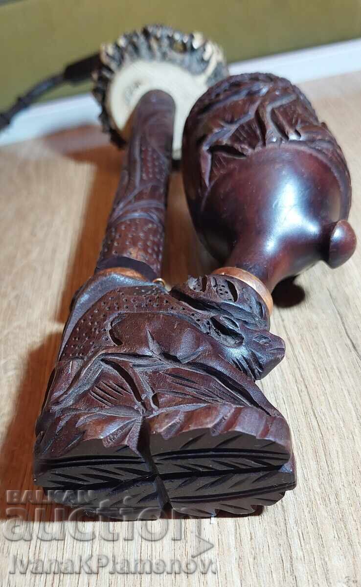 Pipă sculptură și os pentru colecționari - 5