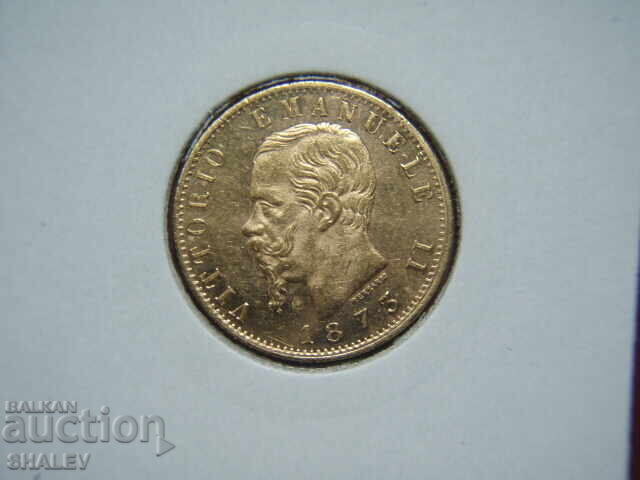 20 Lire 1873 M Italy (20 Lire Italy) - AU (gold) - 5