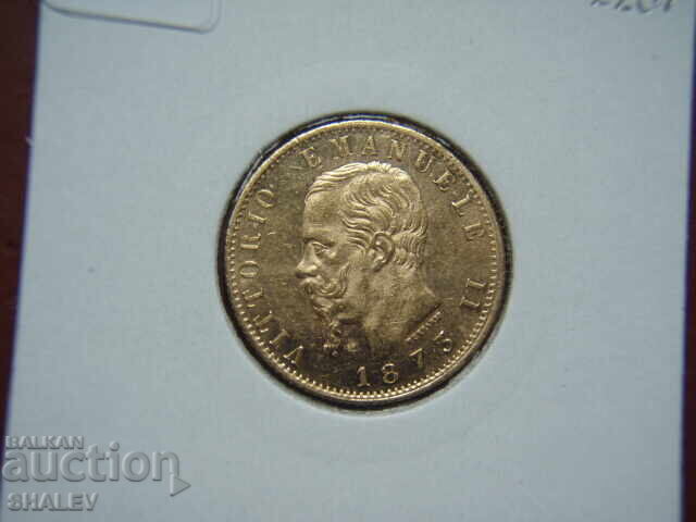20 Lire 1873 M Italy (20 Lire Italy) - AU (gold) - 7