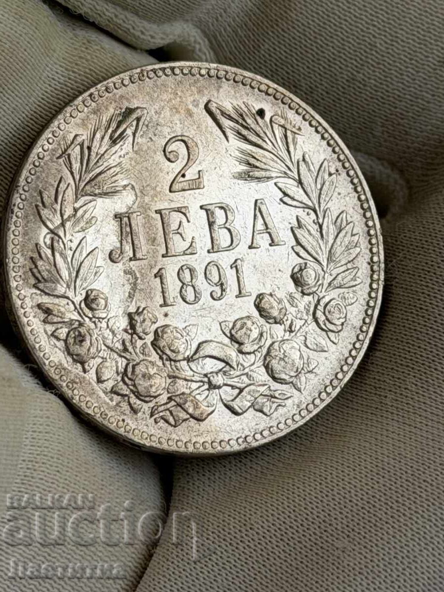 2 лева 1891 година 2 лева 1891 година
