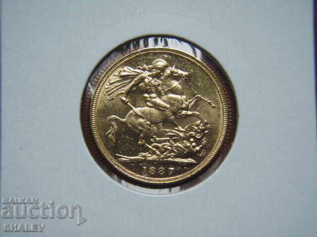 1 Sovereign 1887 M Australia - AU/Unc (gold)