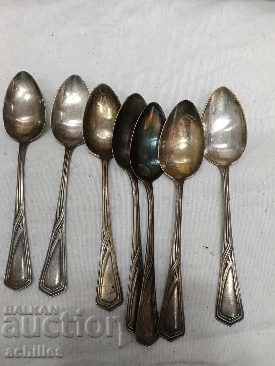 Silver-plated WMF teaspoons