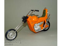 Рядък Голям Стар Полски мотоциклет чопър играчка 80те Полша