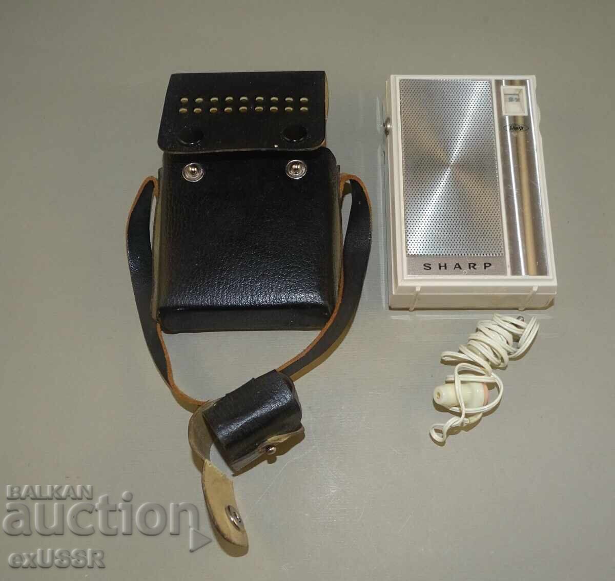 Стар Японски Джобен транзистор радио ШАРП 60те години Стар Японски Джобен транзистор радио ШАРП 60те години