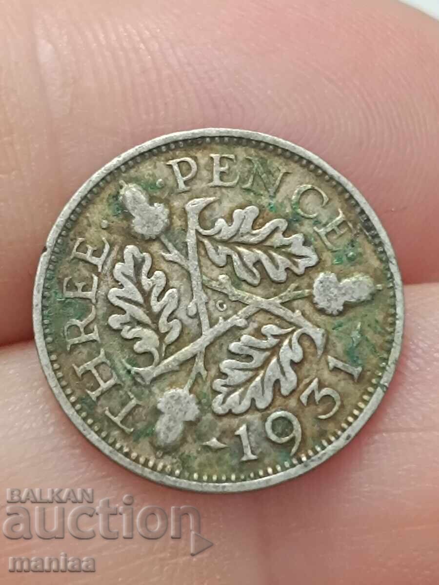 3 πένες 1931 ασημένια! με τιμή € 6.00 | 11.73 BGN