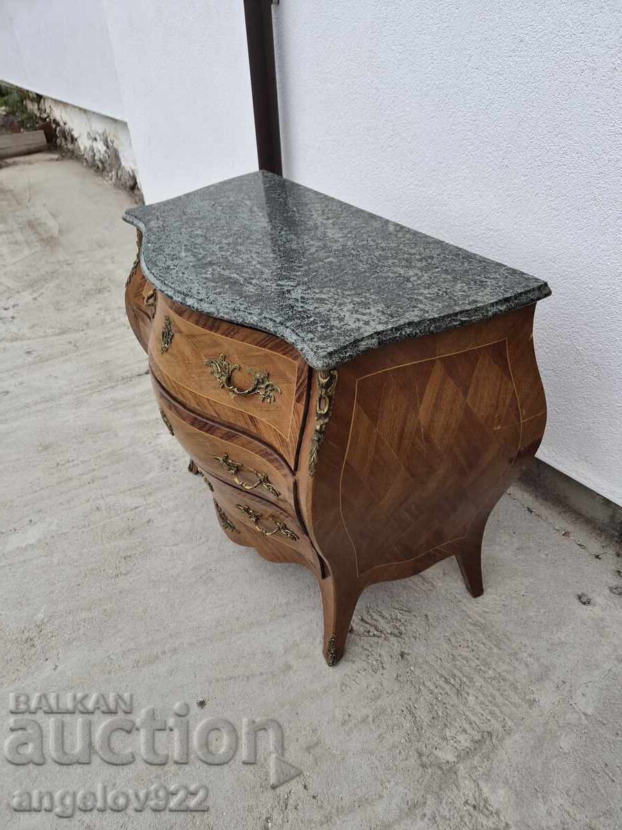 Delivery of Beautiful vintage solid wood dresser with marble top!!!